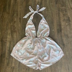 NWOT TOBI Halter Romper